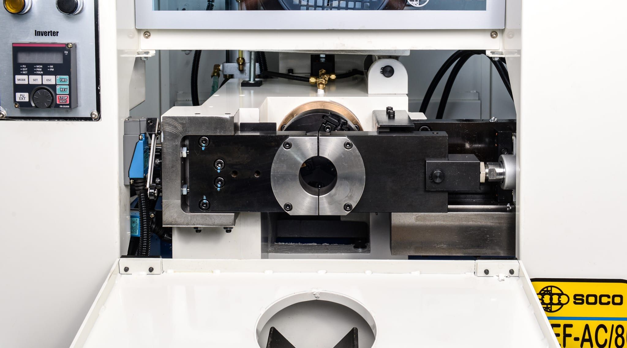 EF-AC/80 clamping jaws and spindle