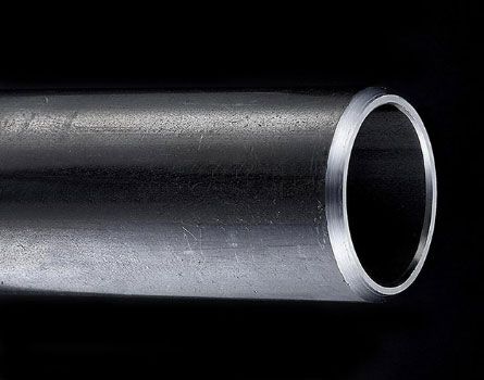 Precision tube end finishing operation showing chamfered and deburred tube ends