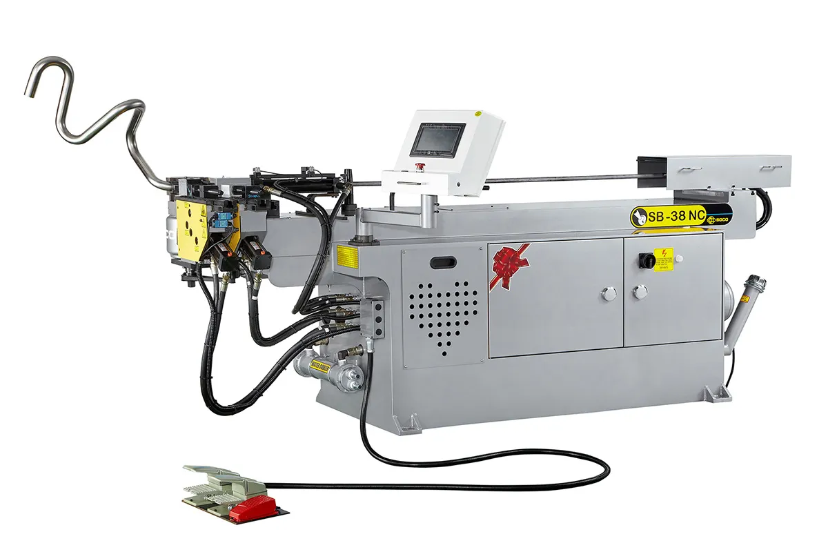 SOCO SB-38NC all-electric CNC tube bending machine with servo-driven axes