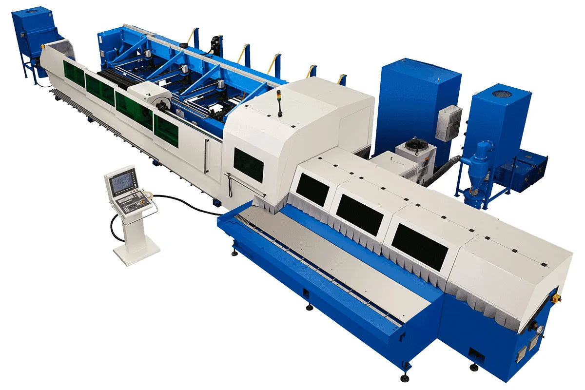 SOCO SLT-152 fiber laser tube cutting system for complex tube profiles