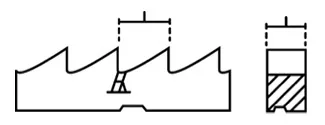 Different cold saw blade tooth profiles for various cutting applications